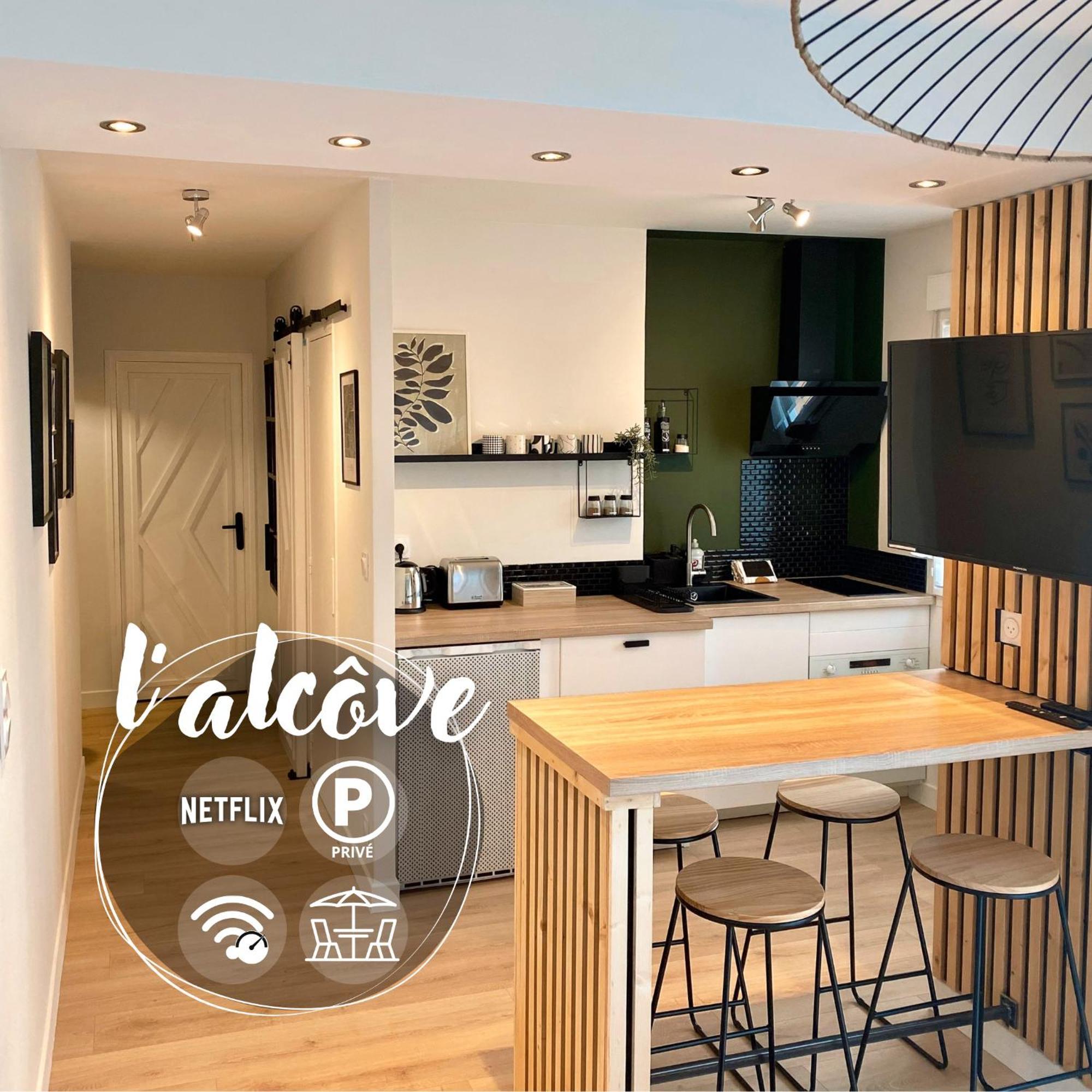 L'Alcove - T2 Calme, Terrasse & Parking Prive Apartment กัสทร์ ภายนอก รูปภาพ